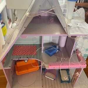 Colorful Dollhouse with Furniture Lol chalet